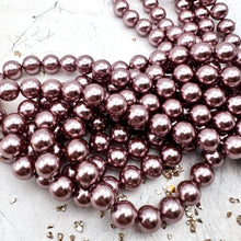 Load image into Gallery viewer, Pre-Order 8mm Vintage Rose Premo Pearl Strand
