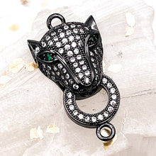 Load image into Gallery viewer, Gunmetal Jaguar Head Link
