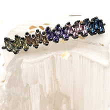 Load image into Gallery viewer, Colorful Rectangle Gunmetal Connector Charm
