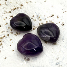 Load image into Gallery viewer, Amethyst Heart Worry Stone
