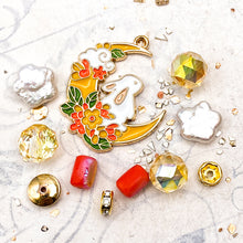 Load image into Gallery viewer, Moonlit Bunny Spring Pendant and Earring Kit
