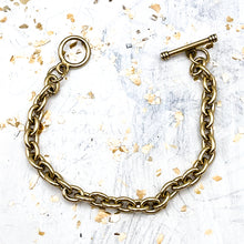 Load image into Gallery viewer, 7.5" Gold Charm Bracelet
