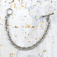 Load image into Gallery viewer, 7.5" Silver Charm Bracelet
