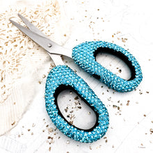 Load image into Gallery viewer, Aqua Sparkle Scissors - K
