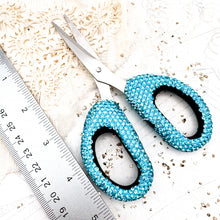 Load image into Gallery viewer, Aqua Sparkle Scissors - K
