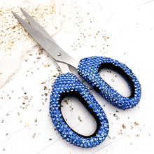 Load image into Gallery viewer, Blue Sparkle Scissors - J
