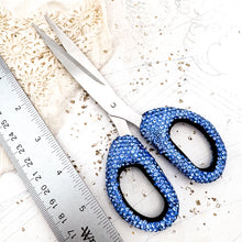 Load image into Gallery viewer, Blue Sparkle Scissors - J
