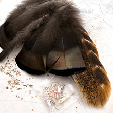Load image into Gallery viewer, Wild Turkey Feather Earring Kit
