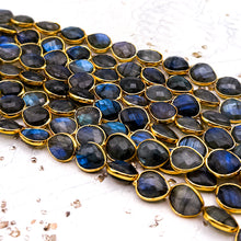 Load image into Gallery viewer, Lined Labradorite Drop Bead Strand
