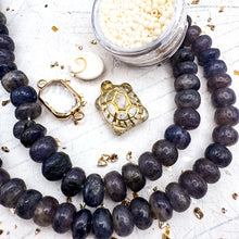 Load image into Gallery viewer, Iolite Turtle Necklace Mix
