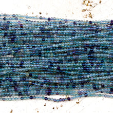 Load image into Gallery viewer, Blue Fluorite Bead Strand
