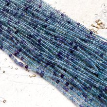 Load image into Gallery viewer, Blue Fluorite Bead Strand
