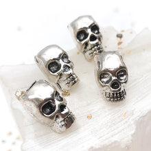 Load image into Gallery viewer, Large Hole Skull Bead Set - 4 pcs
