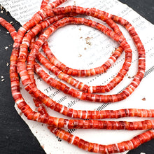 Load image into Gallery viewer, Pre-Order 4mm Baja Spiny Oyster Heishi Bead Strand
