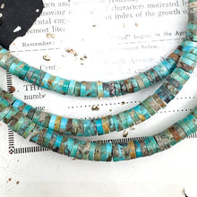 Load image into Gallery viewer, Pre-Order 6mm Kingman Mine Turquoise Heishi Strand
