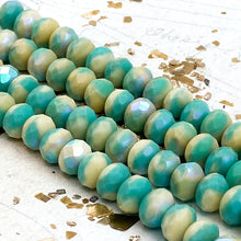 Load image into Gallery viewer, Beachside Rondelle Czech Bead Strand
