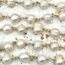 Load image into Gallery viewer, Pearls Bead Chain - 1 Foot
