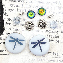 Load image into Gallery viewer, White Dragonfly Earring Mix
