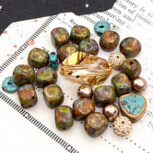 Load image into Gallery viewer, Warrior Turquoise Sparkle Bracelet
