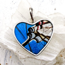 Load image into Gallery viewer, Sterling Silver Butterfly Heart Pendant - Tucson Find
