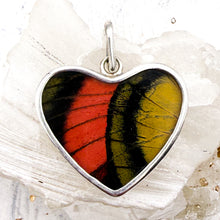 Load image into Gallery viewer, Sterling Silver Butterfly Heart Pendant - Tucson Find
