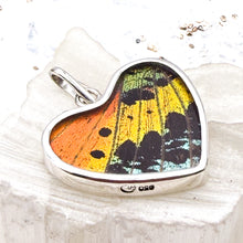 Load image into Gallery viewer, Sterling Silver Butterfly Heart Pendant - Tucson Find
