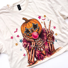 Load image into Gallery viewer, Ready to Ship Bedazzeled Pumpkin T Shirt
