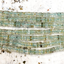 Load image into Gallery viewer, Aquamarine Heishi Strand - Tucson Find

