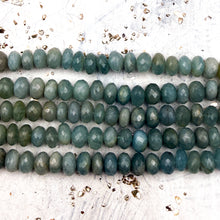 Load image into Gallery viewer, Aquamarine Rondelle Strand - Tucson Find

