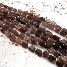 Load image into Gallery viewer, Chocolate Moonstone Nugget Strand - Tucson Find
