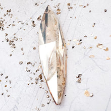 Load image into Gallery viewer, Marquise Golden Shadow Crystal Suncatcher
