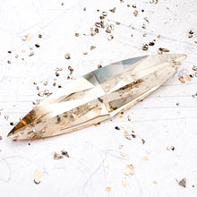 Load image into Gallery viewer, Marquise Golden Shadow Crystal Suncatcher
