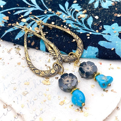 Hoops | DIY Jewelry Inspiration | Nostalgica Finished Piece