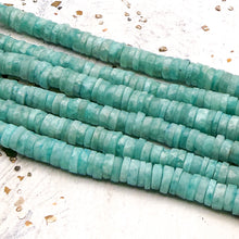 Load image into Gallery viewer, Amazonite Heishi Strand - Tucson Find
