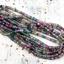Load image into Gallery viewer, Silverite Multicolor Bead Strand - Tucson Find
