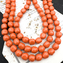 Load image into Gallery viewer, Pre-Order 8mm Swarovski Coral Baroque Pearl Strand
