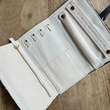 Load image into Gallery viewer, Blue Travel Jewelry Pouch - Paris Find
