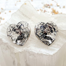 Load image into Gallery viewer, Discontinued! - 14.4x14mm Rose Patina Xilion Heart Premium Crystal Charm Pair
