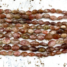 Load image into Gallery viewer, Sunstone Faceted Ovals

