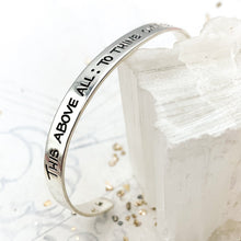 Load image into Gallery viewer, Sterling Silver Shakespeare Cuff - Tucson Find
