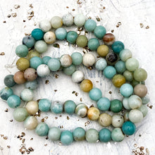 Load image into Gallery viewer, Amazonite Round Gemstone Strand
