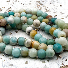 Load image into Gallery viewer, Amazonite Round Gemstone Strand
