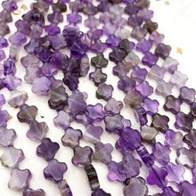 Load image into Gallery viewer, Amethyst Quatrefoil Gemstone Bead Strand - Tucson Find
