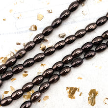Load image into Gallery viewer, 4x6mm Hematite Rice Bead Strand - Tucson Find
