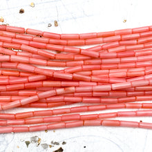 Load image into Gallery viewer, Candie's "Pink Coral" Tube Bead Strand
