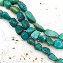 Load image into Gallery viewer, Turquoise Nugget Bead Strand
