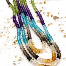 Load image into Gallery viewer, Mixed Faceted Gemstone Bead Strand - Tucson Find
