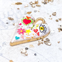 Load image into Gallery viewer, Spring Graffiti Heart Pendant
