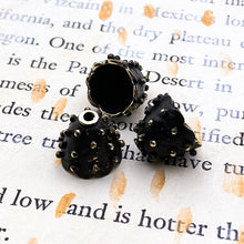 Load image into Gallery viewer, Large Dotted Bead Cap - Tucson Find
