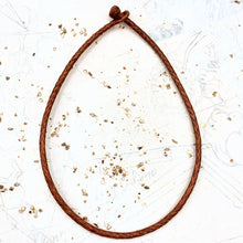 Load image into Gallery viewer, 16" Light Brown Leather Necklace - Tucson Find
